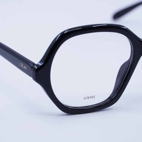 Loewe LW50072I 001 Eyeglasses Black 55mm Geometric Frame - Picture 8 of 10